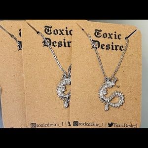 Sliver Dragon Necklaces